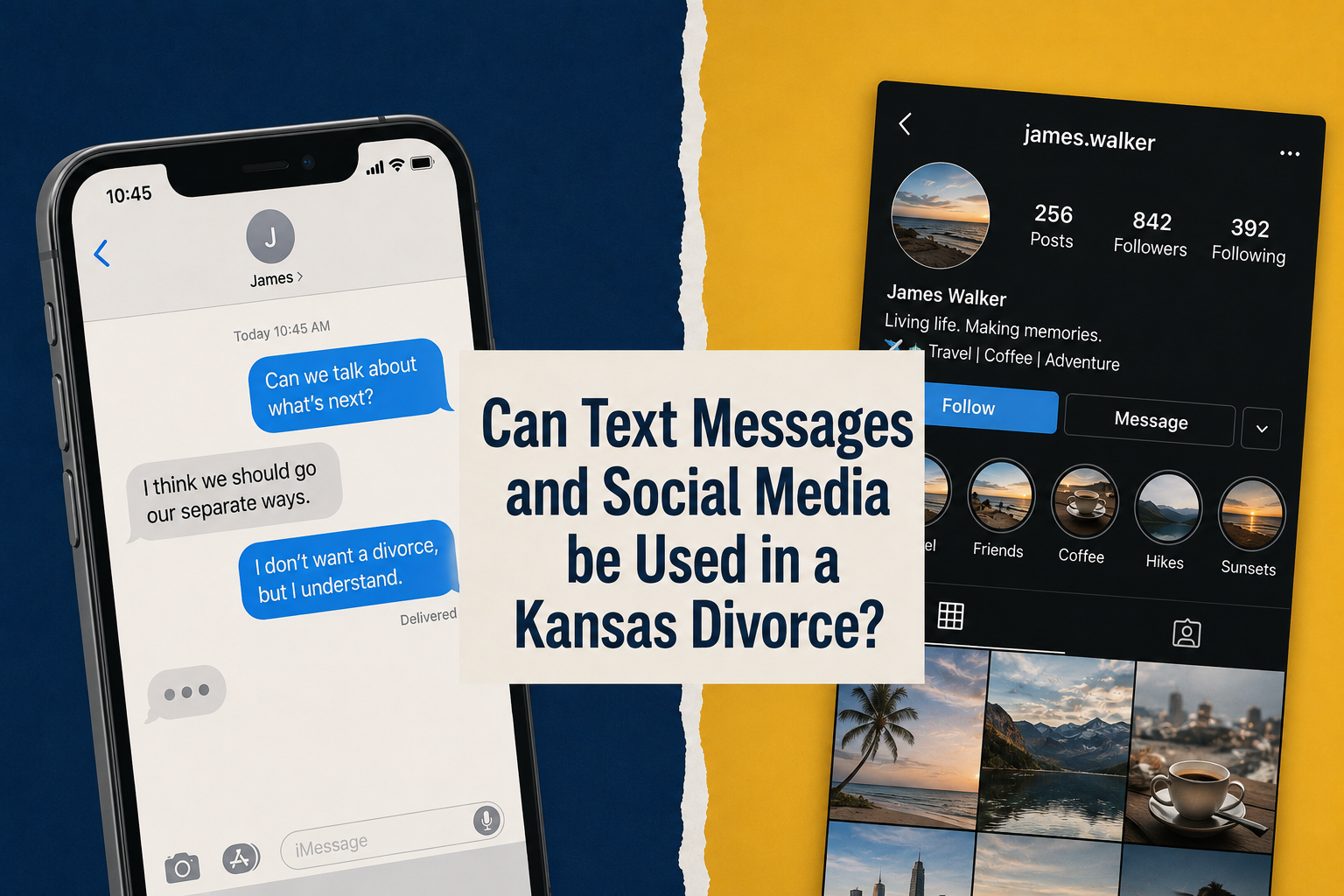 Can Text Messages and Social Media Be Used in a Leawood, Kansas Divorce ...